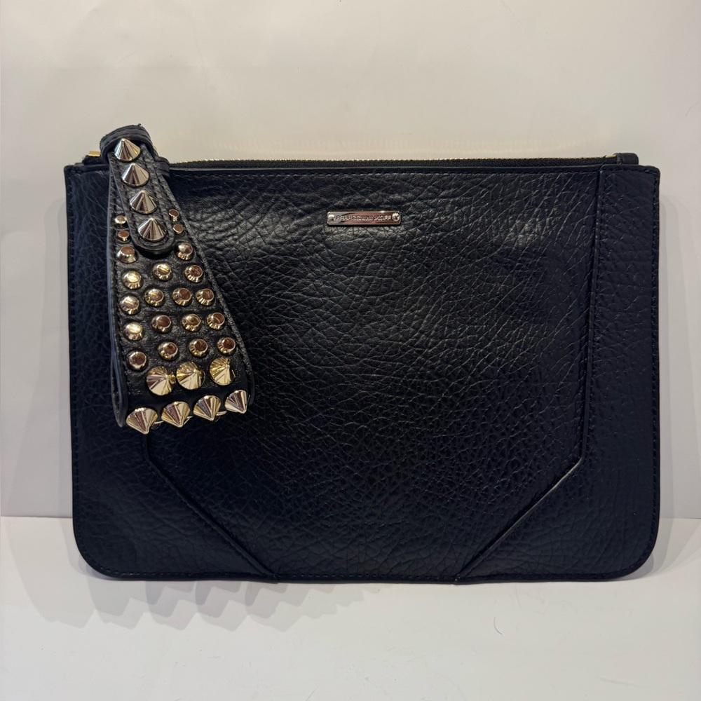 Rebecca Minkoff Women's Jax Leather Clutch Bag - Black